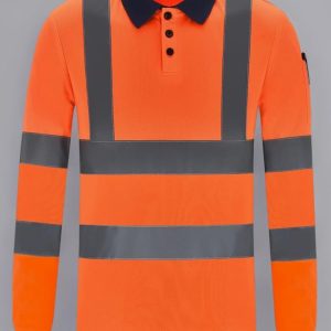 Hi Viz Long Sleeve Polo Shirts Range 1