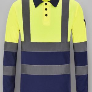 Hi Viz Long Sleeve Polo Shirts Range